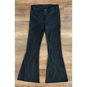Fabletics PureLuxe High-Waisted Flare Leggings Women’s Large Black 33" Inseam
